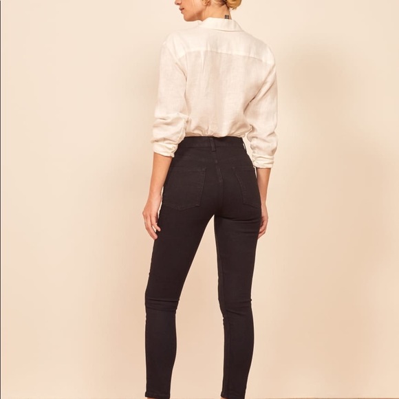 REFORMATION Serena High Skinny Jeans - size 25 - Picture 2 of 3
